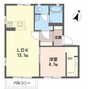 篠ノ井線/平田駅 徒歩25分 2階 築25年 1LDKの間取り