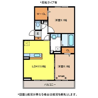 間取図 Asperge百瀬