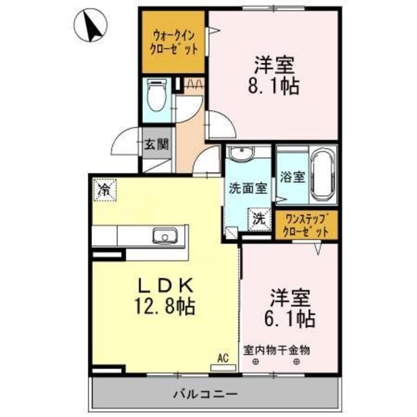 間取図 Asperge百瀬