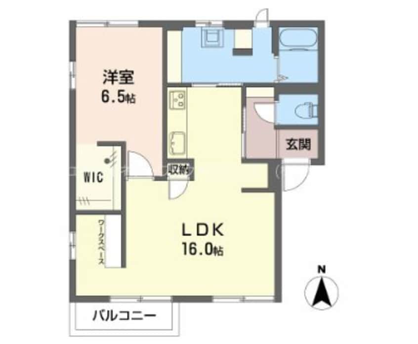 間取図 フレグランスてづかＢ
