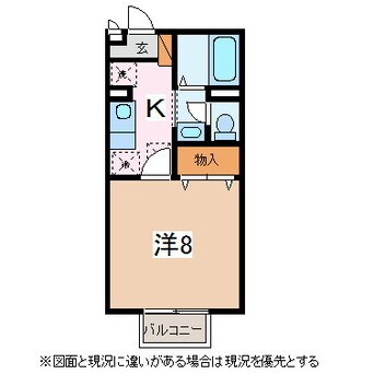 間取図 篠ノ井線/南松本駅 徒歩17分 2階 築25年