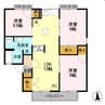 クレストファイブＣ 3LDKの間取り