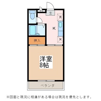 間取図 ヴィレッヂII