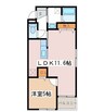 Ａｊａｒｉ Ｈｏｕｓｅ 1LDKの間取り