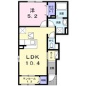 メゾンリバーサイドBの間取図