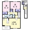 アルピコ交通上高地線/波田駅 徒歩11分 2階 築21年 2LDKの間取り