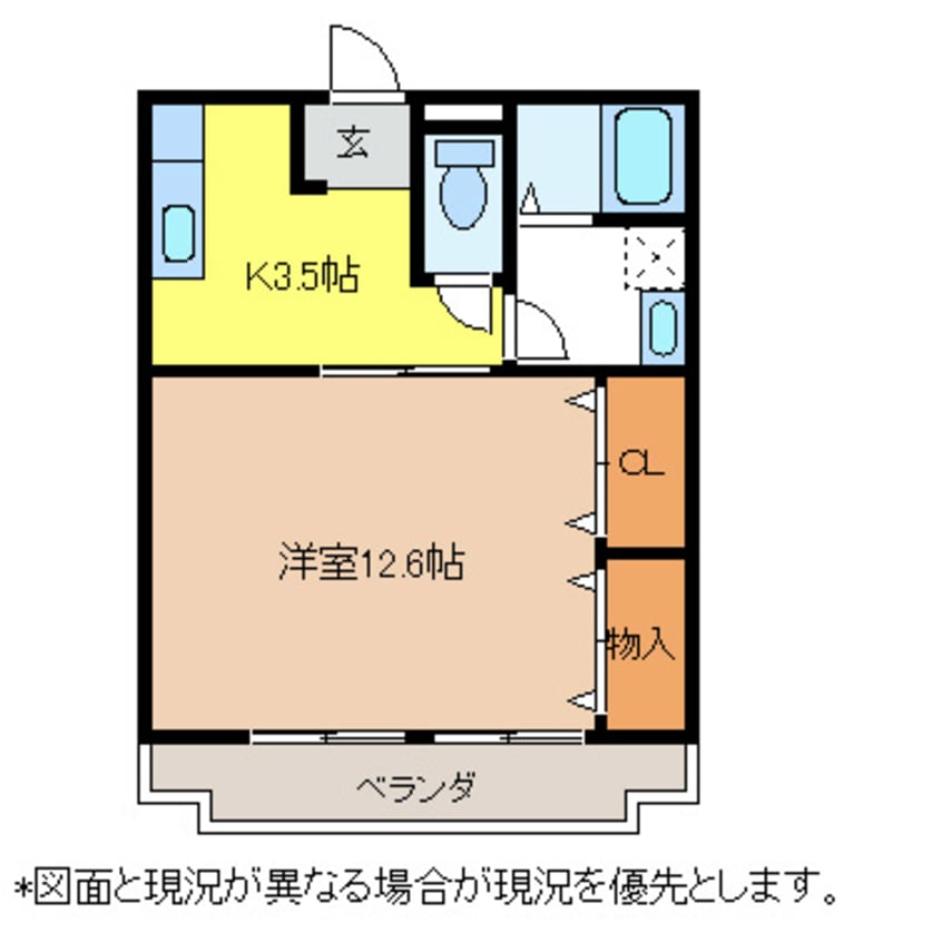 間取図 Limpia桔梗