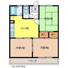 コーポ上條 3DKの間取り