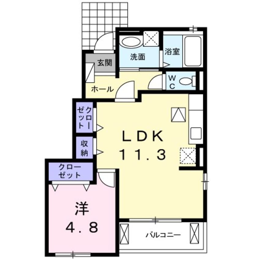 間取図 メゾン・カルム