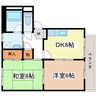 SurPlus芝茶屋 2DKの間取り
