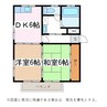 フレグランス・ＭＩＹＡ 2DKの間取り