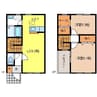 second casa 2LDKの間取り