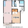 フレグランス広丘Ａ 1LDKの間取り