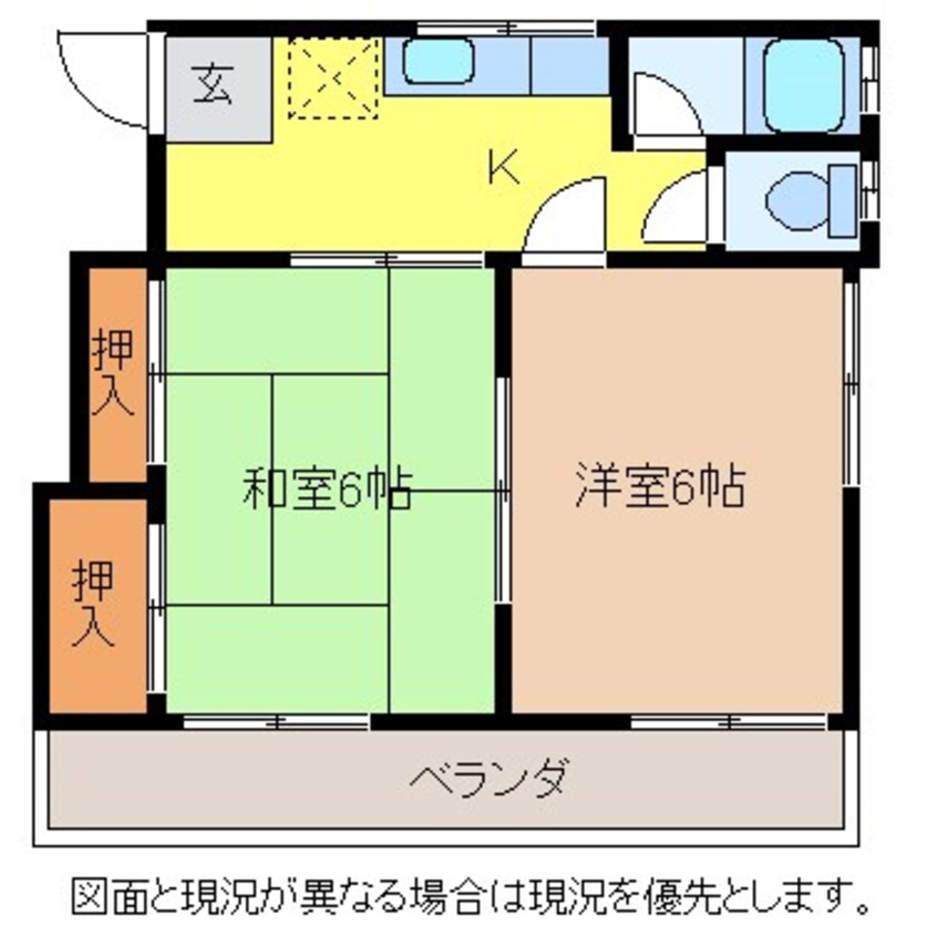 間取図 コーポみやび