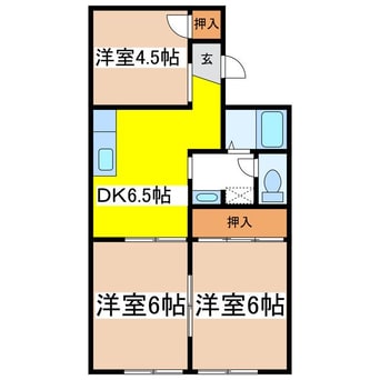 間取図 パレーシャルたなか