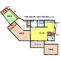 岡田住宅の間取図