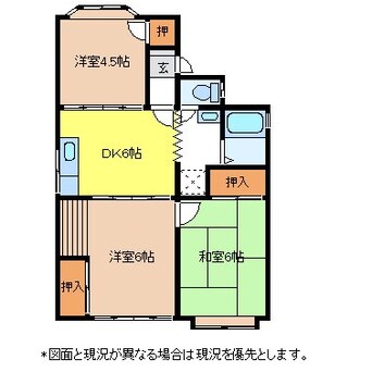 間取図 アルガコーポ