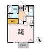 ハイブルーム 1Kの間取り
