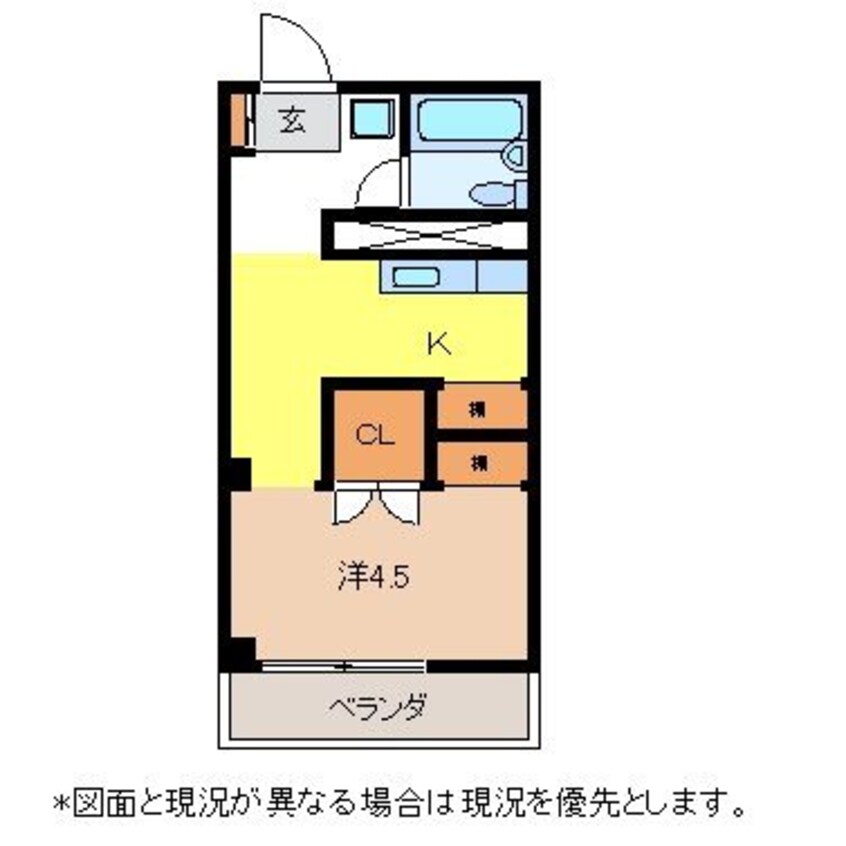 間取図 コーポラス八千代