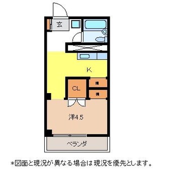 間取図 コーポラス八千代