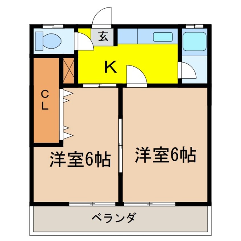 間取図 ドミールＣ