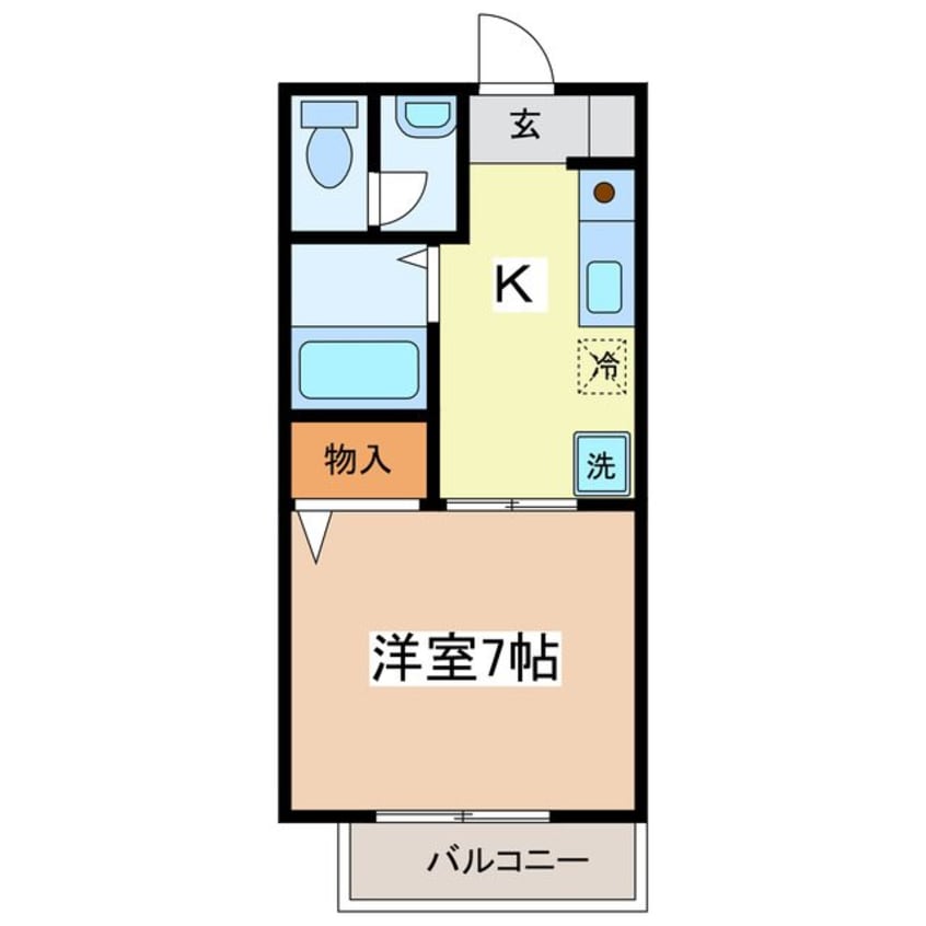 間取図 セジュール桔梗