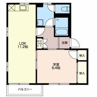 間取図 フレグランスたけくらF