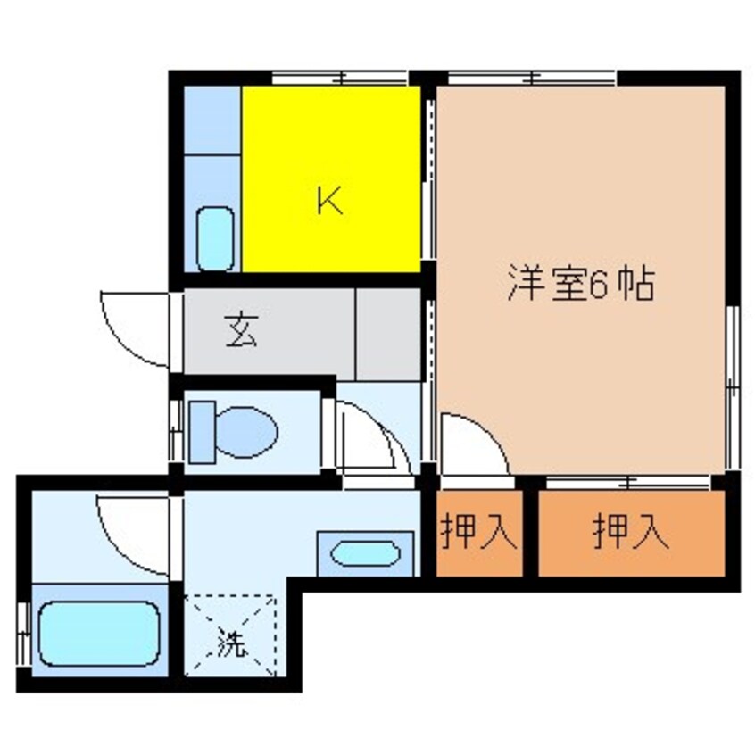 間取図 ヴィラ笠原