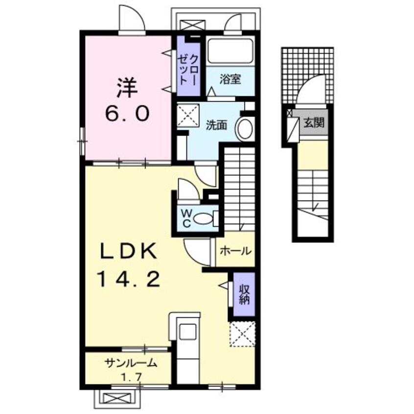 間取図 リアンハイム寿