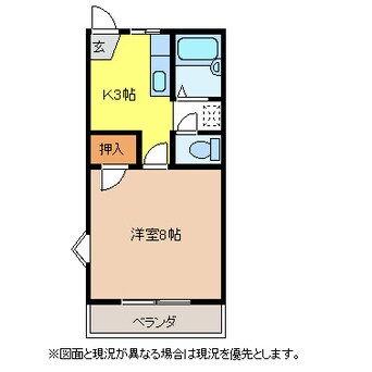 間取図 フレグランスLEVEE
