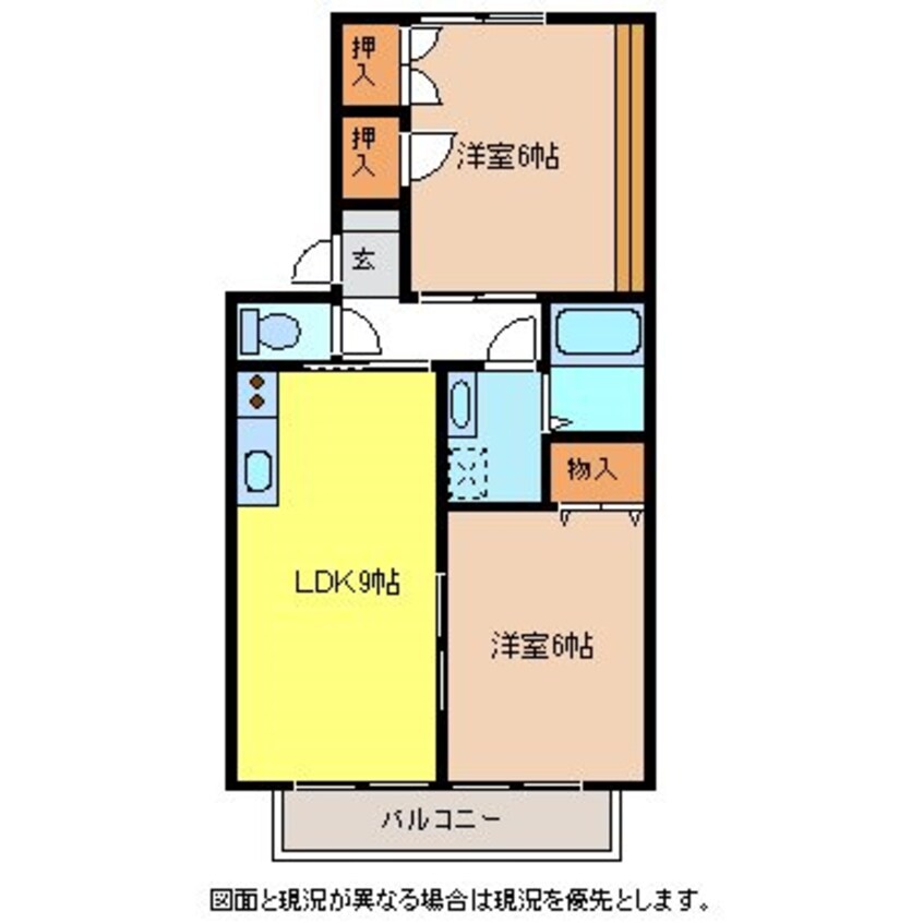 間取図 カルム松沢B