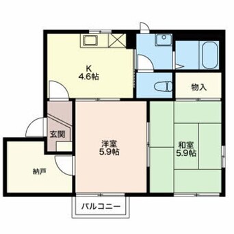 間取図 フレグランスアゼリアB