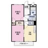 Assent－Hills Ｂ棟 2LDKの間取り