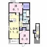 ヴィオラ広丘II 2LDKの間取り