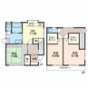 塩尻市広丘吉田戸建 3DKの間取り