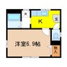 篠ノ井線/塩尻駅 徒歩34分 1階 築31年 1Kの間取り
