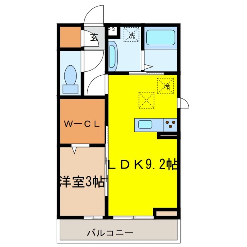 間取図 篠ノ井線/村井駅 徒歩15分 2階 築4年