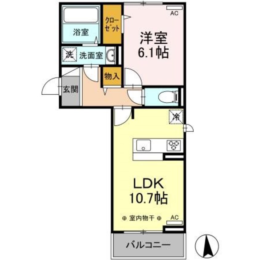 間取図 K-th