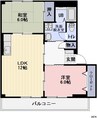 Surplus西尾 2LDKの間取り