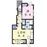 セレノアント 1LDKの間取り
