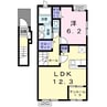 セレノアント 1LDKの間取り