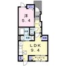 セレノアント 1LDKの間取り