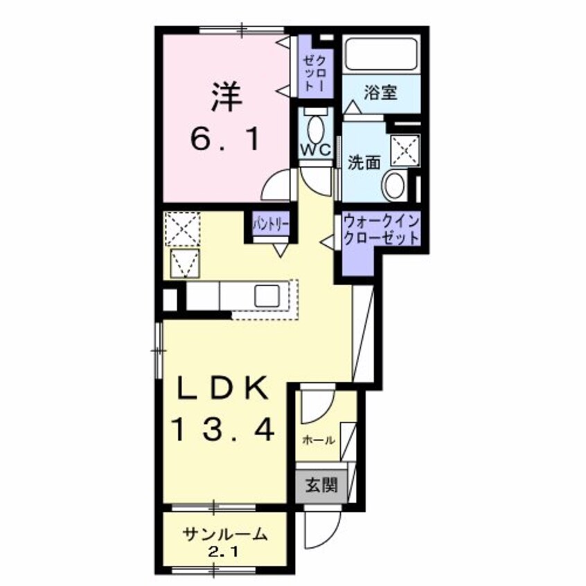 間取図 アドヴァンス立石