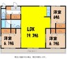 飯田線（長野県内）/伊那市駅 徒歩42分 2階 築16年 3LDKの間取り