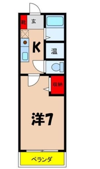 間取図 飯田線（長野県内）/駒ケ根駅 徒歩11分 3階 築29年