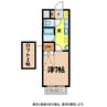 コートアルプス 1Kの間取り