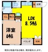 サン・シティ伊那Ｂ 1LDKの間取り