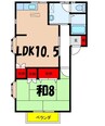 飯田線（長野県内）/田畑駅 徒歩15分 1階 築32年 1LDKの間取り