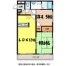 飯田線（長野県内）/北殿駅 徒歩30分 5階 築28年 2LDKの間取り