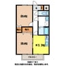コーポアイ 2DKの間取り